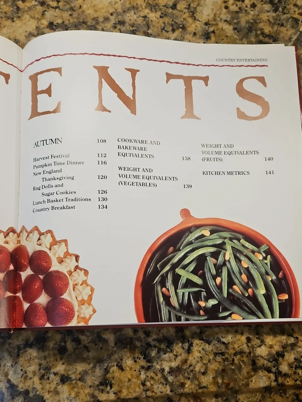 Country Entertaining Cookbook Bonnie Tandy Leblanc 144 Pages
